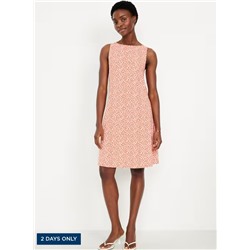 Sleeveless Mini Swing Dress