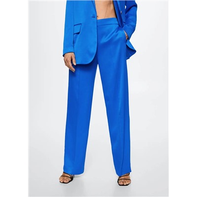 Pantalón fluido traje -  Mujer | MANGO OUTLET Melilla