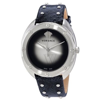 VEBM00118 Women's Shadov (Elaphe) Leather Silver / Silver Dial Watch