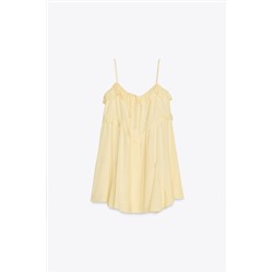 ZW COLLECTION SHORT DRESS WITH RUFFLES