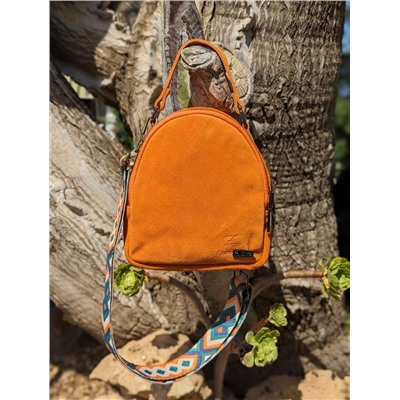 AB.Z · Pelle · mochila serraje (610) NARANJA-(150)-17 (5)