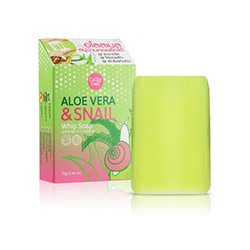 Мыло с алое вера и улиточной слизью  Whip Soap от Cathy Doll 70 гр / Cathy Doll Whip Soap 70g