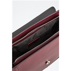 Bolso de piel Votti Burdeos