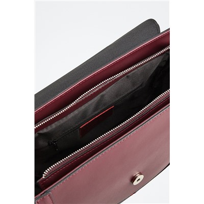 Bolso de piel Votti Burdeos