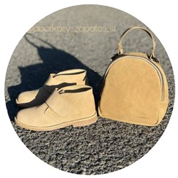 Ab.Zapatos 3316 New R • Camel+AB.Z · Pelle · mochila (610)