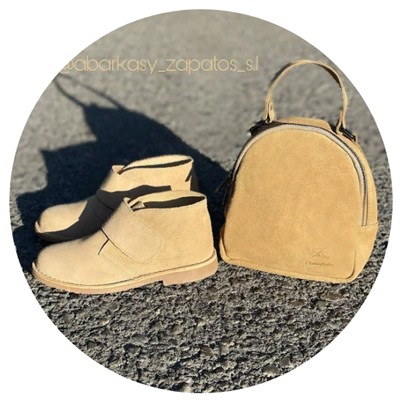 Ab.Zapatos 3316 New R • Camel+AB.Z · Pelle · mochila (610)