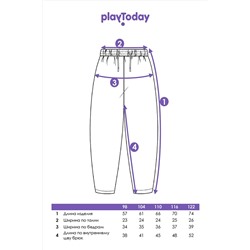 Брюки PLAYTODAY, 1103310