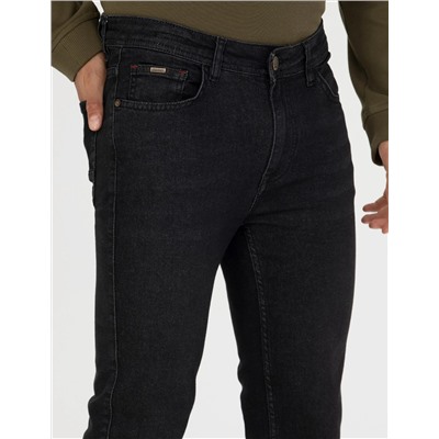 Siyah Slim Fit Jean Pantolon
