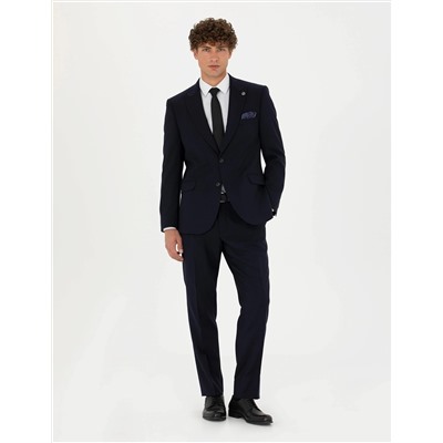 Lacivert Slim Fit Takım Elbise