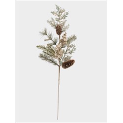 Ветка декоративная, 62 см, пластик, Золотые ягоды, Interior natural