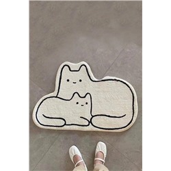 Chilai Home Ragdoll Beyaz 70x110 Banyo Halısı 8683264240188