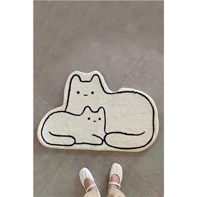 Chilai Home Ragdoll Beyaz 70x110 Banyo Halısı 8683264240188