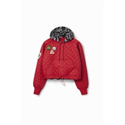 Sudadera padded con parches