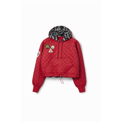Sudadera padded con parches
