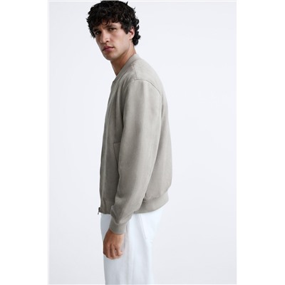 CAZADORA BOMBER EFECTO ANTE
