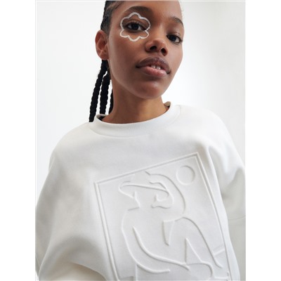 Sweatshirt aus Baumwolle
