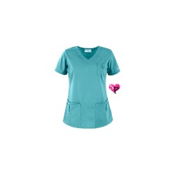 Butter-Soft Scrubs by UA™ Women's Rounded V-Neck 5-Pocket Top