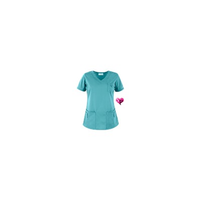 Butter-Soft Scrubs by UA™ Women's Rounded V-Neck 5-Pocket Top