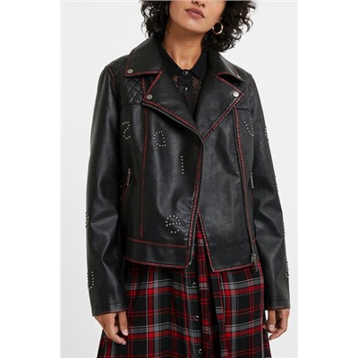 Chaqueta biker tachuelas