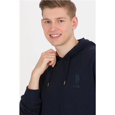 Erkek Lacivert Kapüşonlu Comfort Sweatshirt