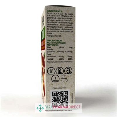 Arkopharma Azinc - Acerola 1000 - LOT de 2x30 comprimésLot  × 2
