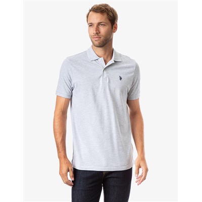 PIQUE SMALL LOGO POLO SHIRT