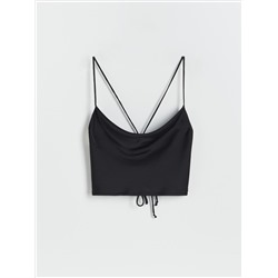 Crop Top aus Satin