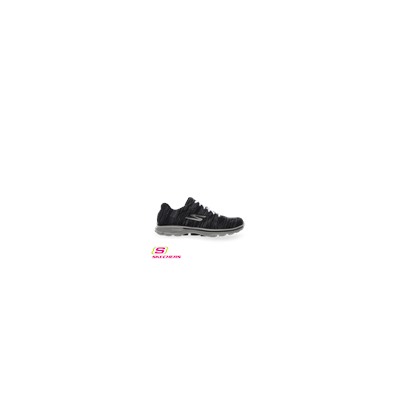 Skechers GOwalk3 Women's Black/Gray Contest Lace Up Shoe
