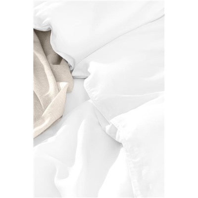 Loire Tek Kişilik Tencel Nevresim Takımı ( TENCEL™ ) - Beyaz