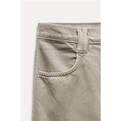 ZW COLLECTION MID-WAIST LONG BERMUDA SHORTS