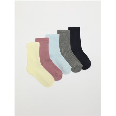 PACK OF 5 PAIRS OF LONG SOCKS