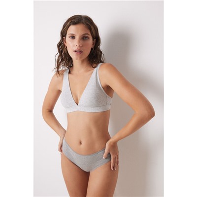 Sujetador triangular LOVELY halter gris