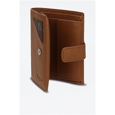 Cartera de piel Striking Marrón