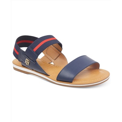 Tommy Hilfiger Women's Geena Stretch Slingback Flat Sandals