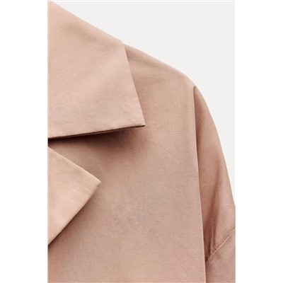 ZW COLLECTION POPLIN SHIRT WITH POCKET