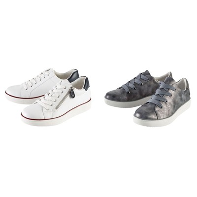 Footflexx Freizeitschuhe Damen, G-Weite, mit Leder