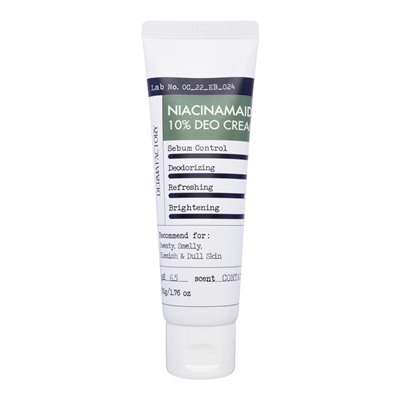 Derma Factory NIACINAMAID 10% DEO CREAM Крем-дезодорант для тела с ниацинамидом 50мл