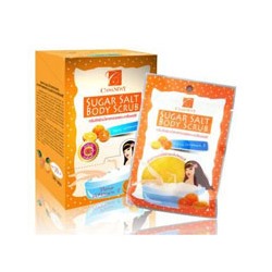 Сахарно-солевой скраб для тела с витамином С от Casanovy 80 gr / Casanovy Nano Vitamin C Sugar Salt Body Scrub 80g