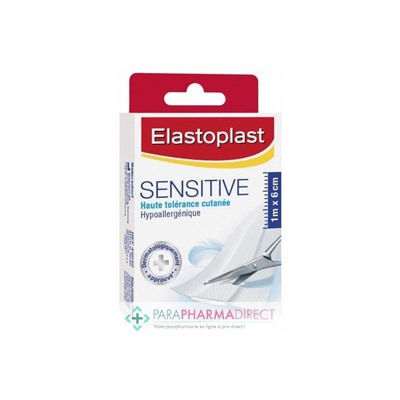 Elastoplast Pansements Sensitive Bandes à Découper 6cmx1m