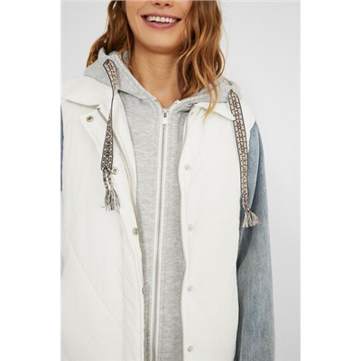 Chaqueta chaleco capucha