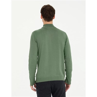 Duman Slim Fit Yarım Balıkçı Basic Triko Kazak
