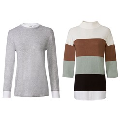 ESMARA® Pullover Damen, mit Viskose