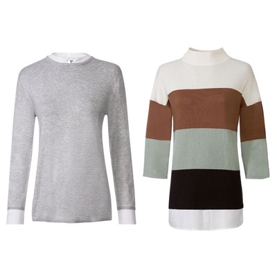 ESMARA® Pullover Damen, mit Viskose