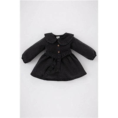 Defacto Kız Bebek Uzun Kollu Jean Elbise A7909A523WN