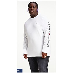 BIG AND TALL ORGANIC COTTON LOGO T-SHIRT