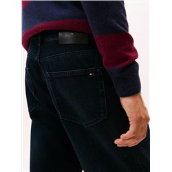 Black Wash Tapered Relaxed Jean