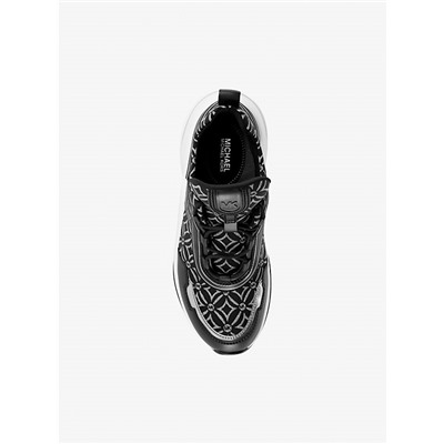 Olympia Metallic Logo Jacquard Trainer