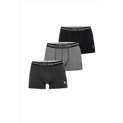 Erkek Lacivert 3'lü Boxer