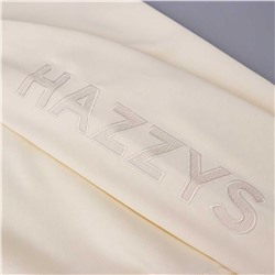 НОВИНКА 2025! Женский хлопковый свитер Hazzy*s с длинным рукавом и вышивкой