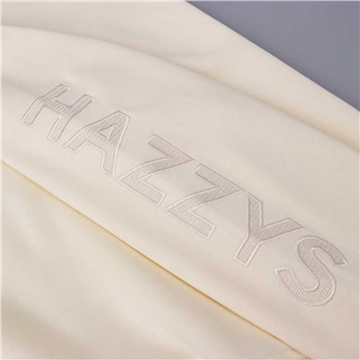 НОВИНКА 2025! Женский хлопковый свитер Hazzy*s с длинным рукавом и вышивкой